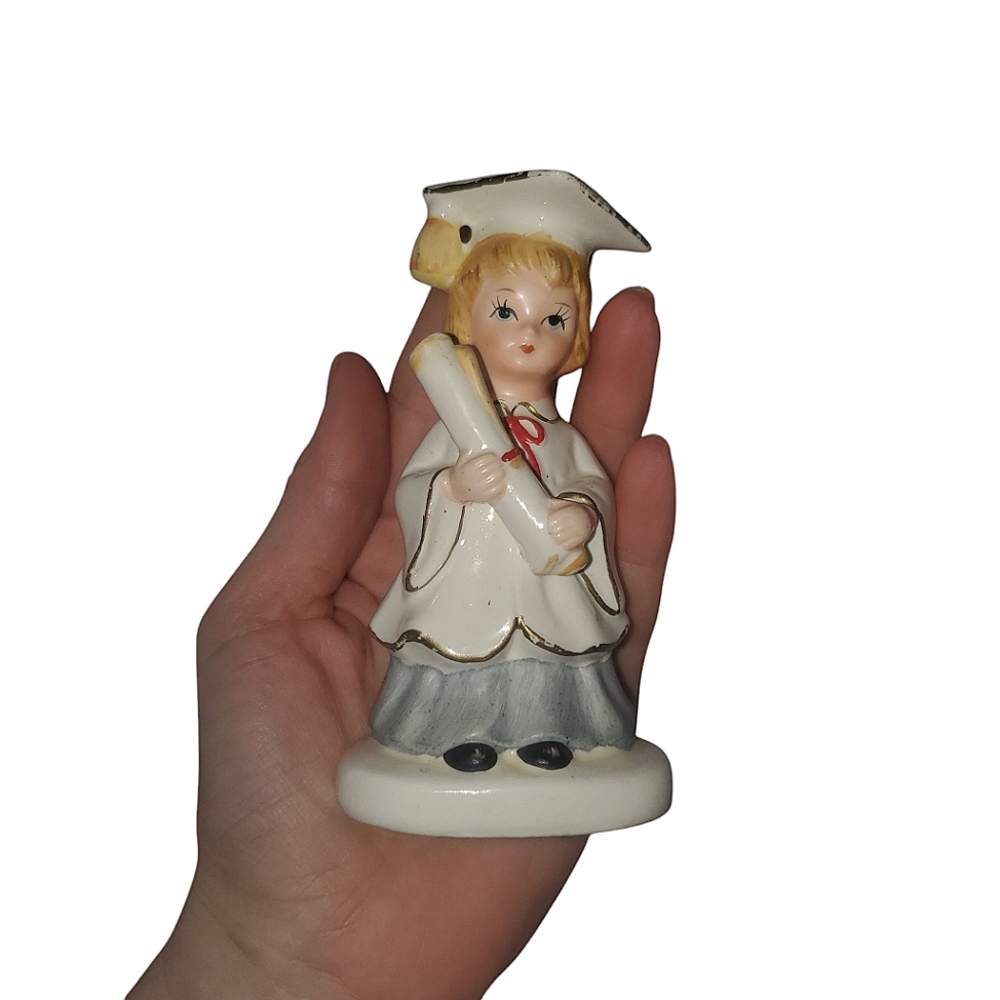 Vintage Lefton Grad Figurine